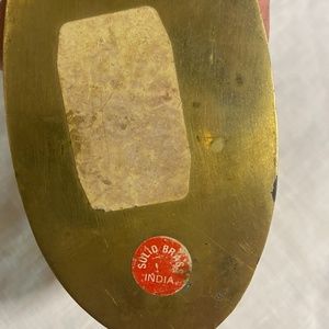 Vintage gold brass duck